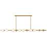 7_Fredrick Ramond Interior Selene Large Fourteen Light Linear 74" Brass more views
