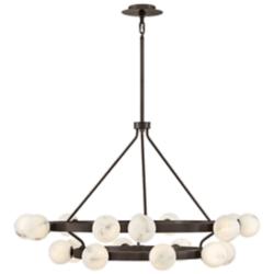 Fredrick Ramond Interior Selene Large Multi Tier Chandelier 48" Black