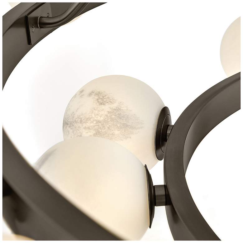 Image 5 Fredrick Ramond Interior Selene Large Multi Tier Chandelier 48" Black more views