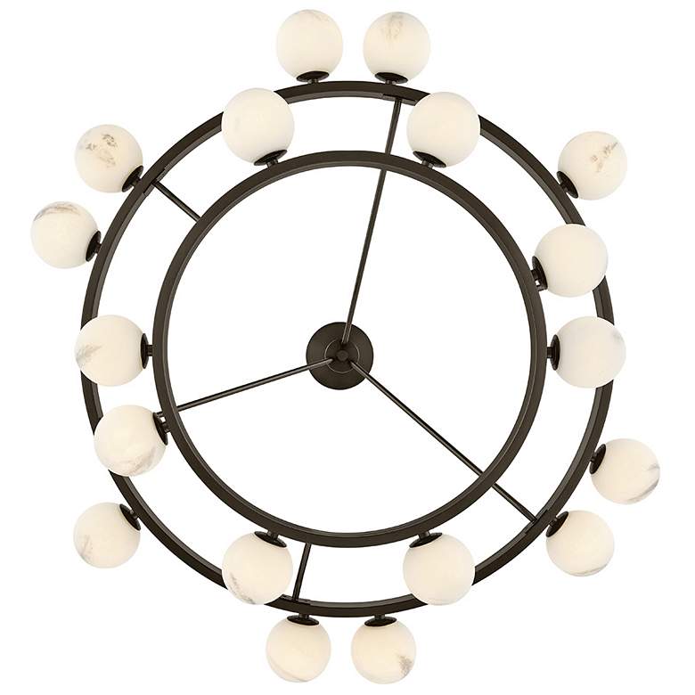 Image 6 Fredrick Ramond Interior Selene Large Multi Tier Chandelier 48" Black more views