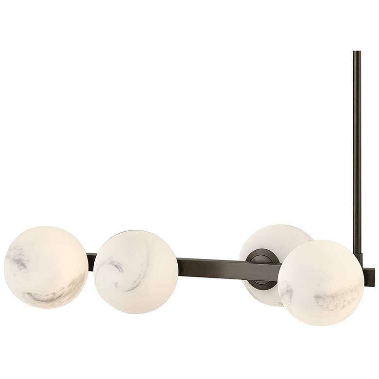 Image 3 Fredrick Ramond Interior Selene Large Ten Light Linear 55" Black Oxide more views