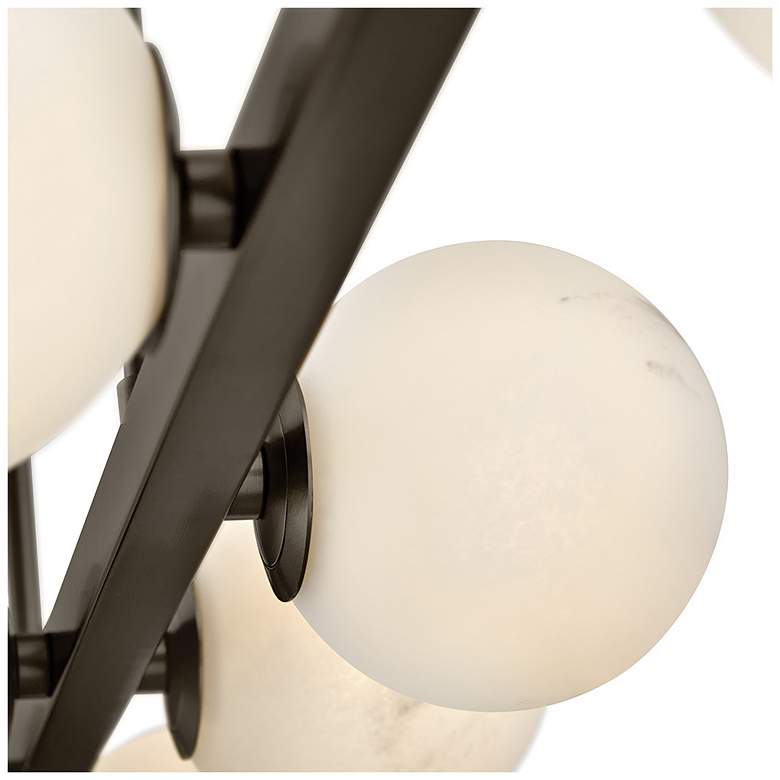 Image 4 Fredrick Ramond Interior Selene Large Ten Light Linear 55" Black Oxide more views