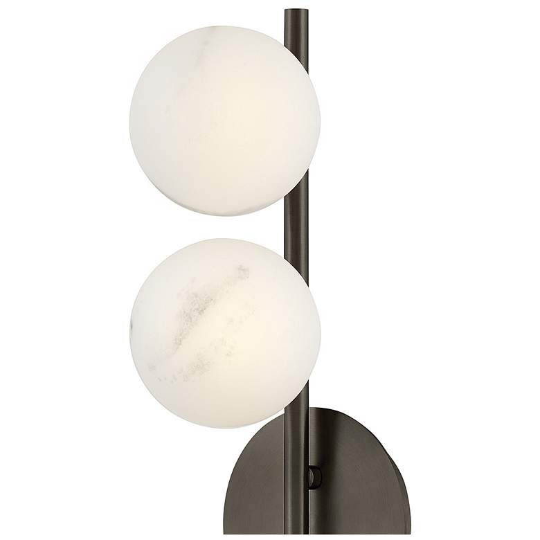 Image 3 Fredrick Ramond Interior Selene Large Three Light Sconce 6" Black Oxid more views