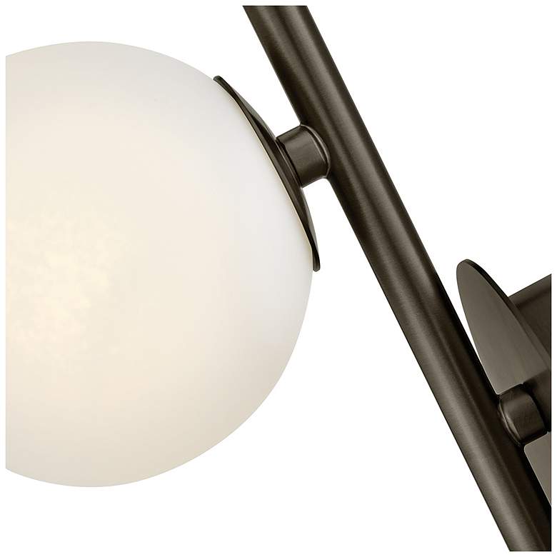 Image 4 Fredrick Ramond Interior Selene Large Three Light Sconce 6" Black Oxid more views