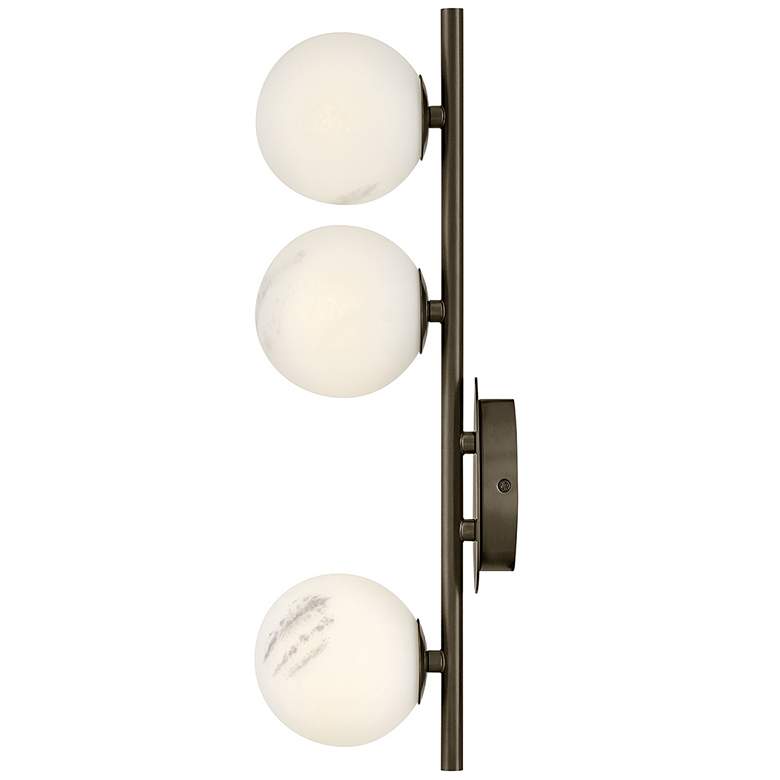Image 5 Fredrick Ramond Interior Selene Large Three Light Sconce 6" Black Oxid more views