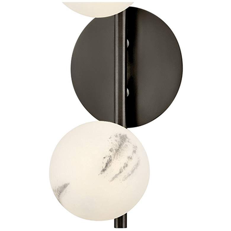 Image 7 Fredrick Ramond Interior Selene Large Three Light Sconce 6" Black Oxid more views