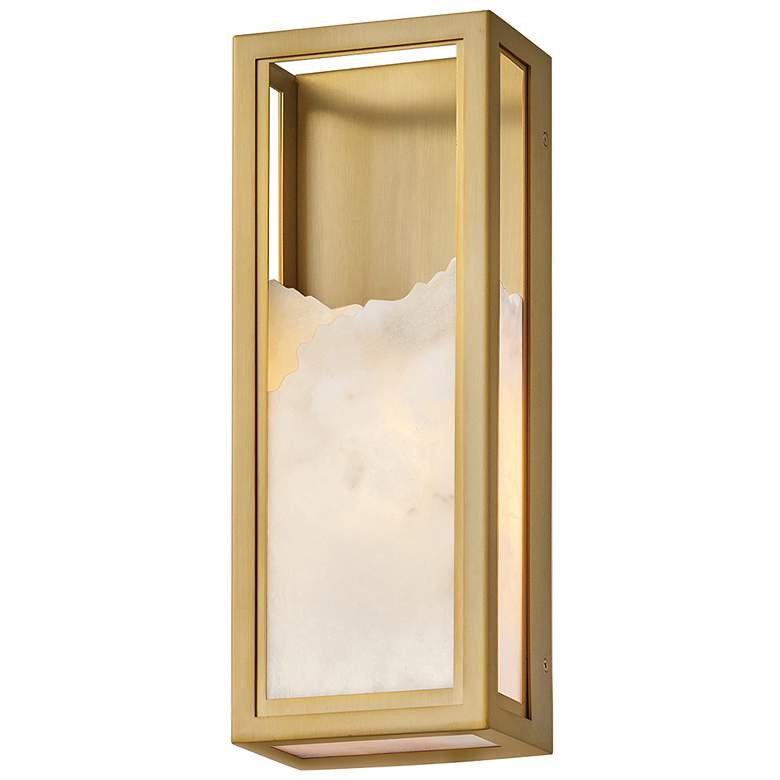 Image 7 Fredrick Ramond Interior Veleta Large 1 Light Sconce 6" Lacquered Bras more views