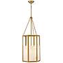 1_Fredrick Ramond Interior Veleta Medium Chandelier 22" Lacquered Brass