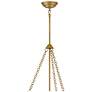5_Fredrick Ramond Interior Veleta Medium Chandelier 22" Lacquered Brass more views