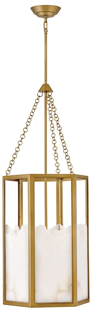 Fredrick Ramond Interior Veleta Medium Chandelier 22" Lacquered Brass