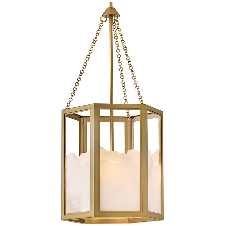 Image 2 Fredrick Ramond Interior Veleta Medium Pendant 15" Lacquered Brass more views