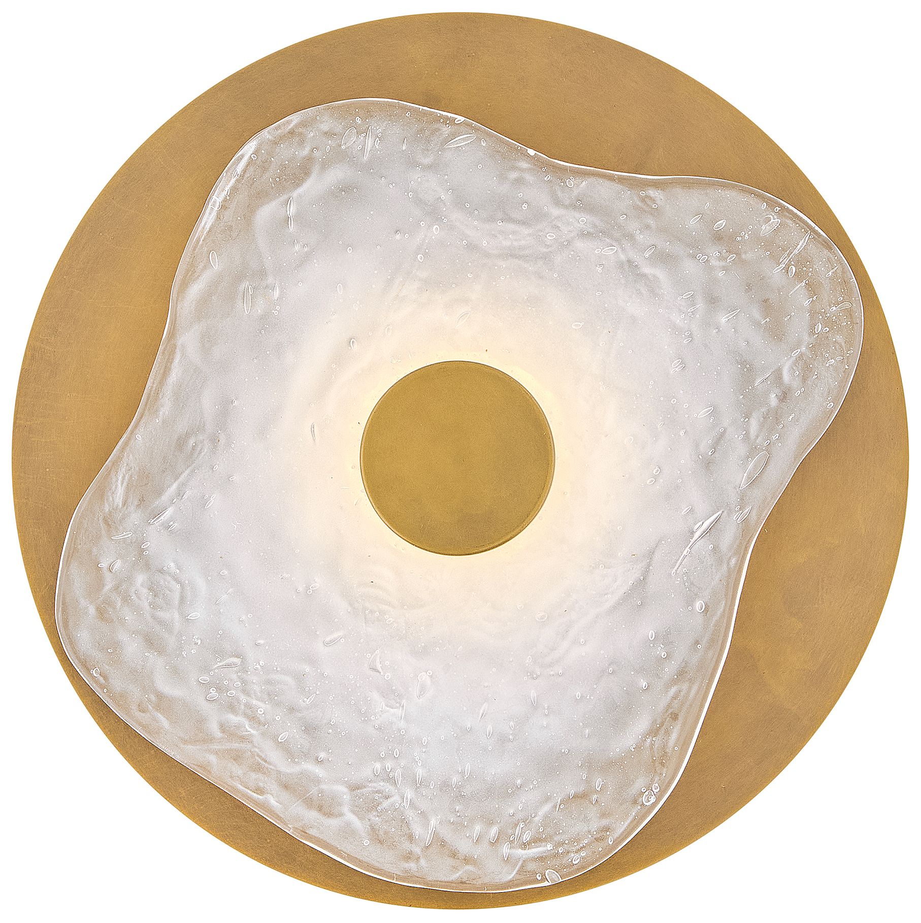 Fredrick Ramond Iona Medium LED Sconce 15" Heritage Brass