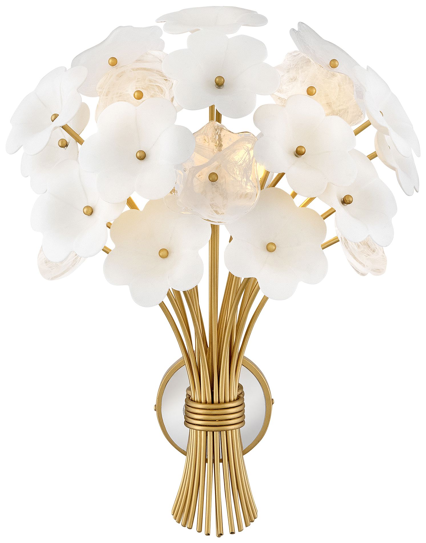 Fredrick Ramond Marianne Large Two Light Sconce 22" Deluxe Gold