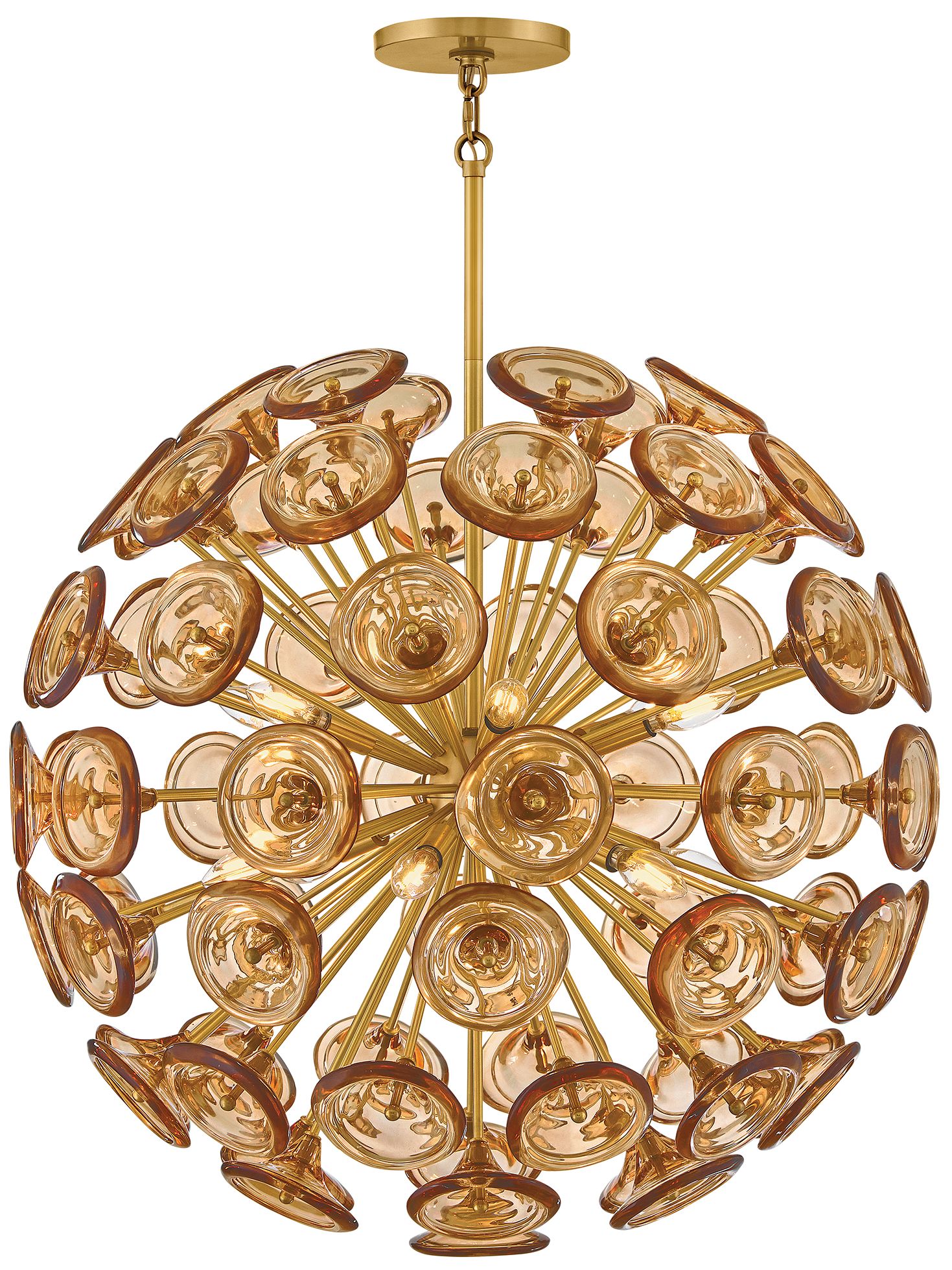Fredrick Ramond Maya Medium Globe Chandelier 30