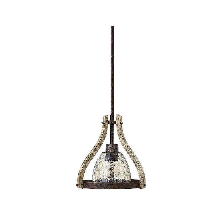Image 1 Fredrick Ramond Middlefield 12" Wide Iron Rust Mini Pendant