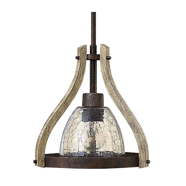 Image 2 Fredrick Ramond Middlefield 12" Wide Iron Rust Mini Pendant more views