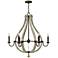 Fredrick Ramond Middlefield 30" Wide Iron Rust Chandelier