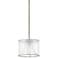 Fredrick Ramond Mime 10" Wide Brushed Nickel Mini Pendant