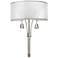 Fredrick Ramond Mime 20 1/2" High Brushed Nickel Sconce