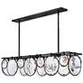 1_Fredrick Ramond Nala 49 3/4" Wide Black 8-Light Chandelier