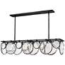 4_Fredrick Ramond Nala 49 3/4" Wide Black 8-Light Chandelier more views