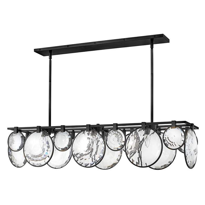 Image 5 Fredrick Ramond Nala 49 3/4" Wide Black 8-Light Chandelier more views