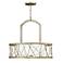 Fredrick Ramond Nest 24" Wide Silver Leaf Chandelier