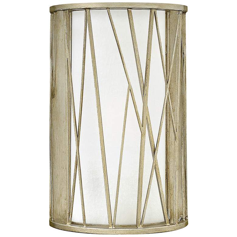 Image 1 Fredrick Ramond Nest 9" High Silver Leaf Wall Sconce
