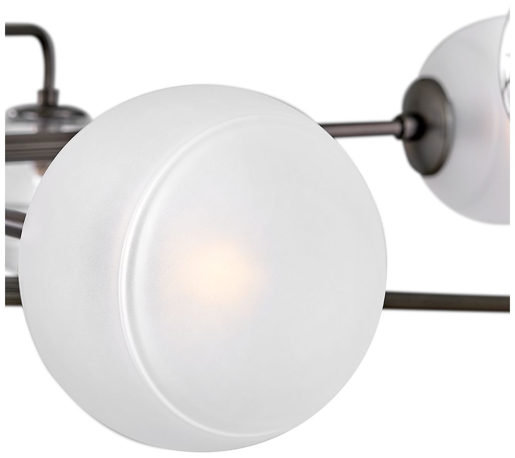 Image 4 Fredrick Ramond Oberon Large Single Tier Chandelier 48" Black Oxide more views