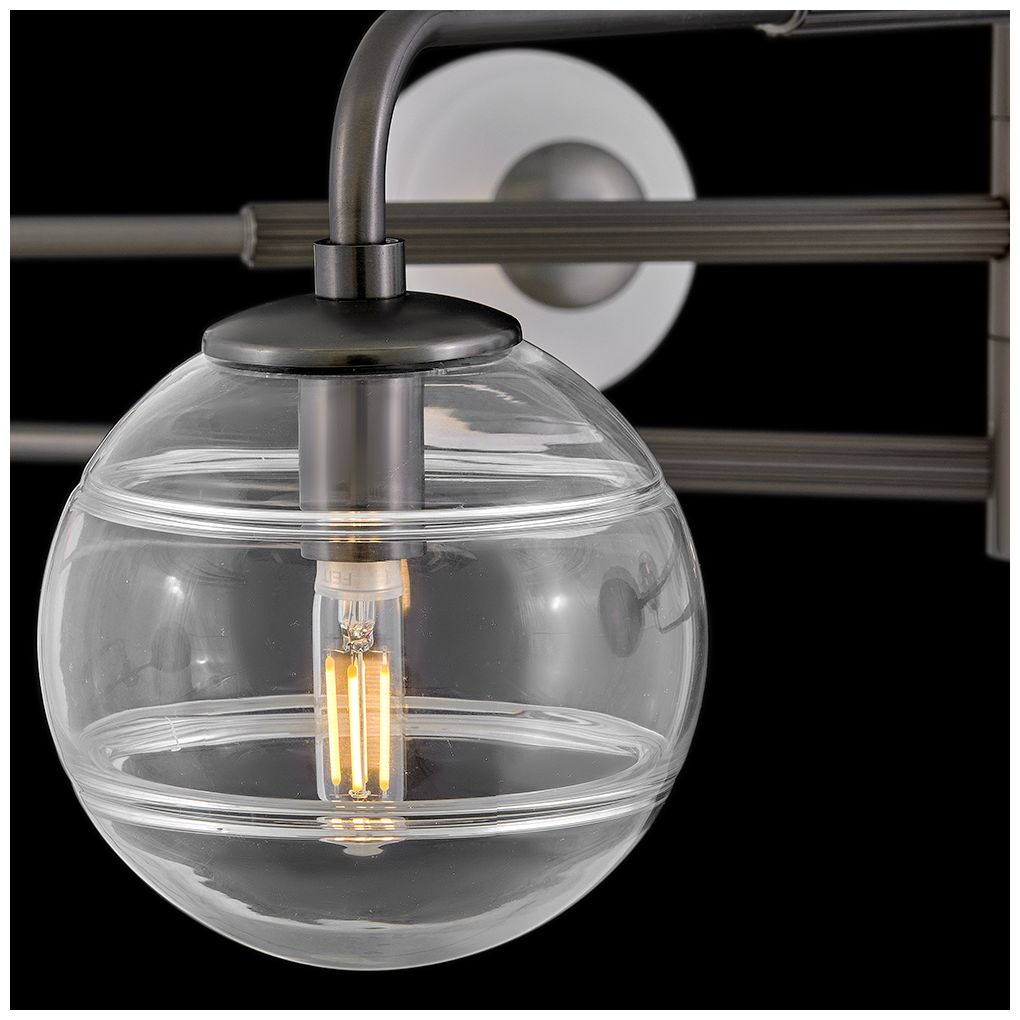 Image 6 Fredrick Ramond Oberon Large Single Tier Chandelier 48" Black Oxide more views