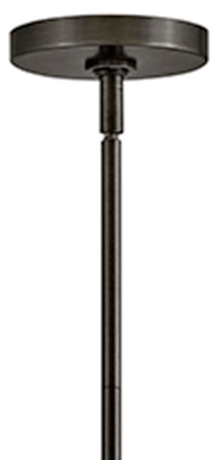 Image 7 Fredrick Ramond Oberon Large Single Tier Chandelier 48" Black Oxide more views