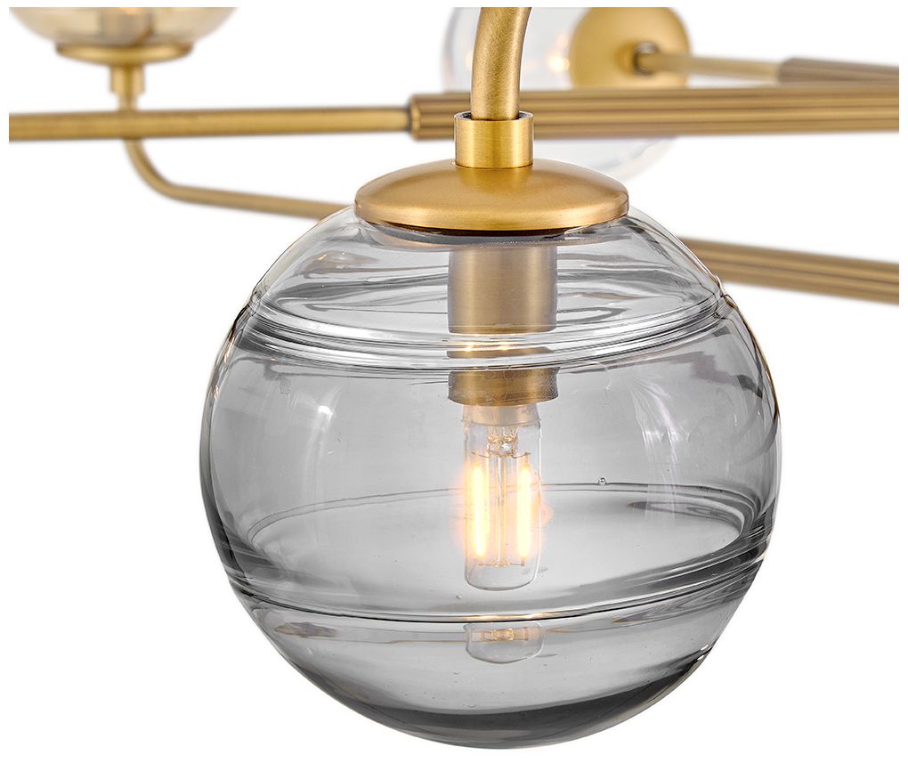 Image 5 Fredrick Ramond Oberon Large Single Tier Chandelier 48" Heritage Brass more views