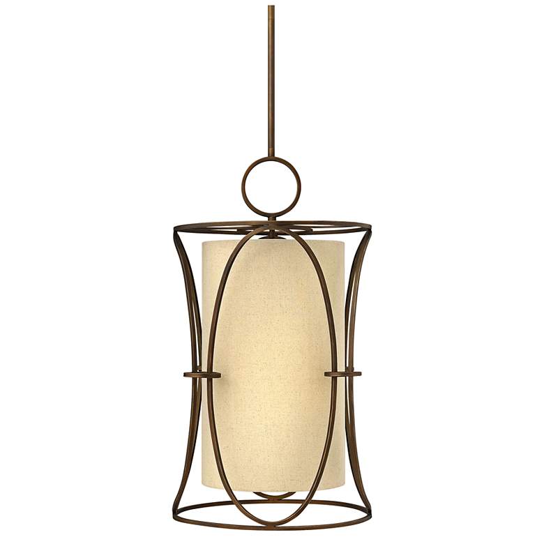 Image 1 Fredrick Ramond Pandora 4-Light 18" Wide Cinnamon Pendant