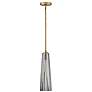 1_Fredrick Ramond Pendant Cosette Extra Small Pendant 5" Heritage Brass