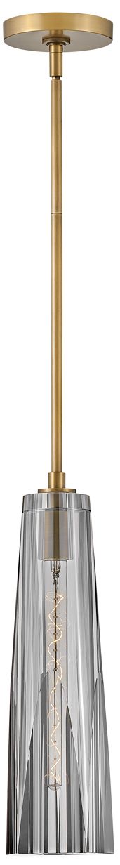 Image 2 Fredrick Ramond Pendant Cosette Extra Small Pendant 5" Heritage Brass more views