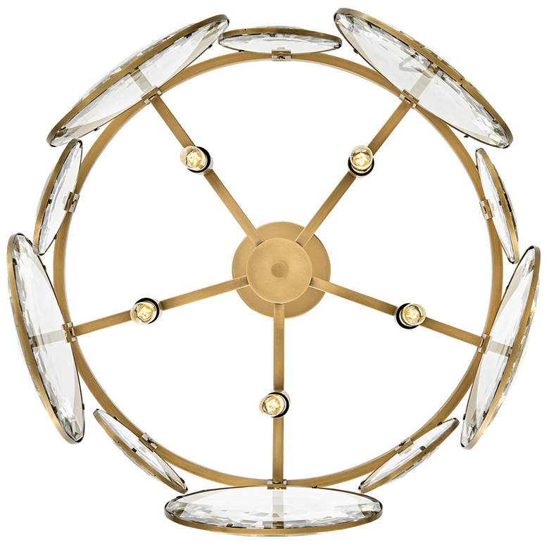 Image 3 FREDRICK RAMOND PENDANT NALA Large Convertible Pendant Heritage Brass more views