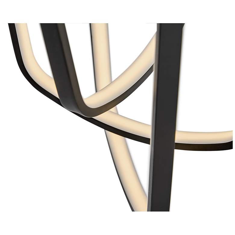 Image 5 Fredrick Ramond Pendant Onyx Medium Adjustable Pendant 14" Black more views