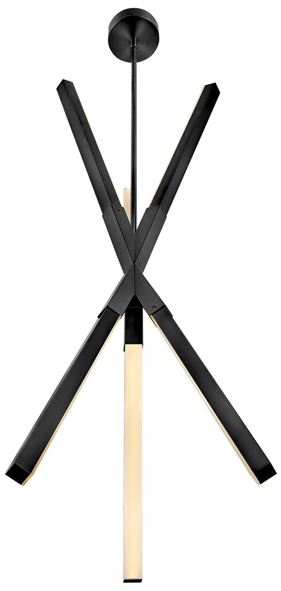 Image 2 Fredrick Ramond Rae Medium LED Pendant 14.75" Black more views
