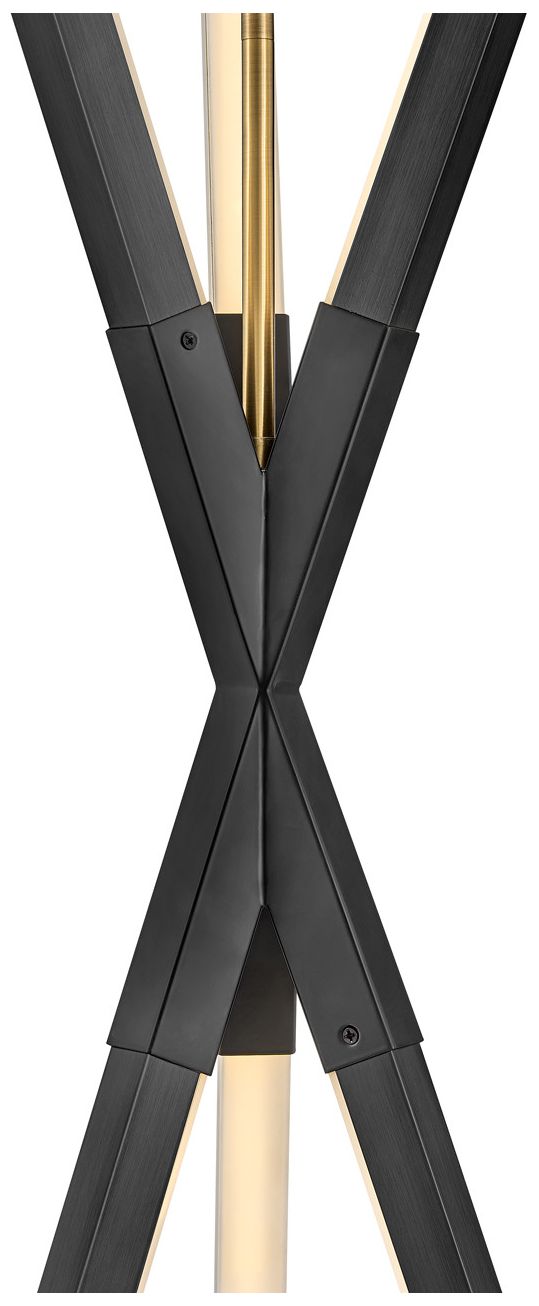 Image 4 Fredrick Ramond Rae Medium LED Pendant 14.75" Black more views