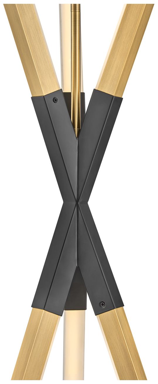 Image 3 Fredrick Ramond Rae Medium LED Pendant 14.75" Lacquered Brass more views