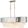 2_Fredrick Ramond Reverie 43" Wide Ten-Light Modern Crystal Chandelier more views