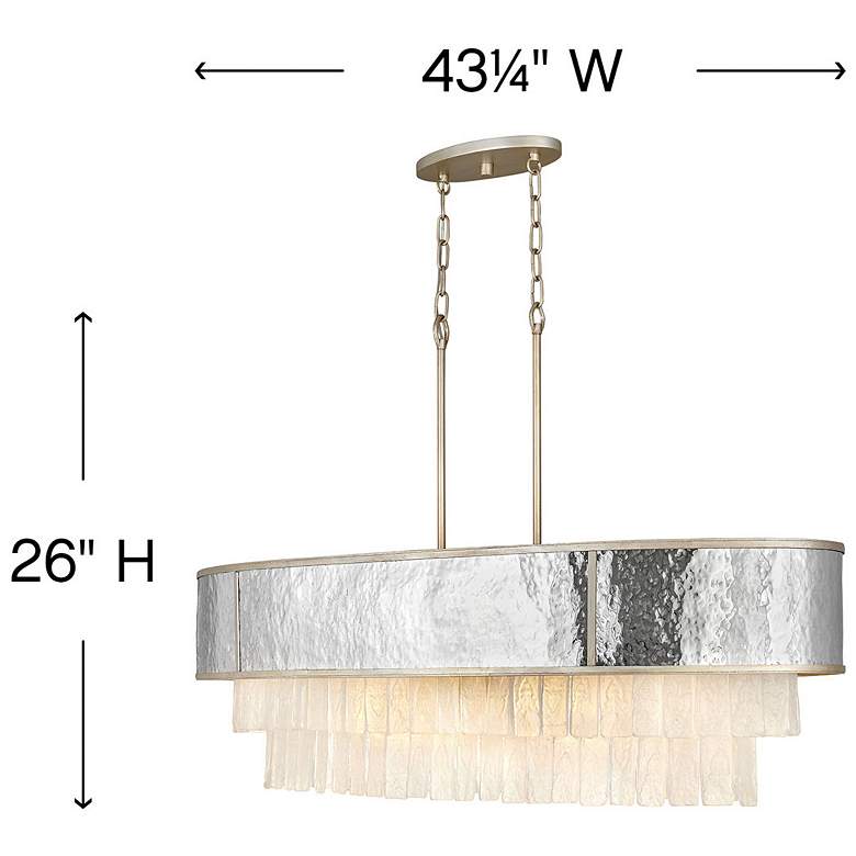 Image 4 Fredrick Ramond Reverie 43" Wide Ten-Light Modern Crystal Chandelier more views
