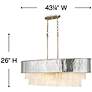 4_Fredrick Ramond Reverie 43" Wide Ten-Light Modern Crystal Chandelier more views