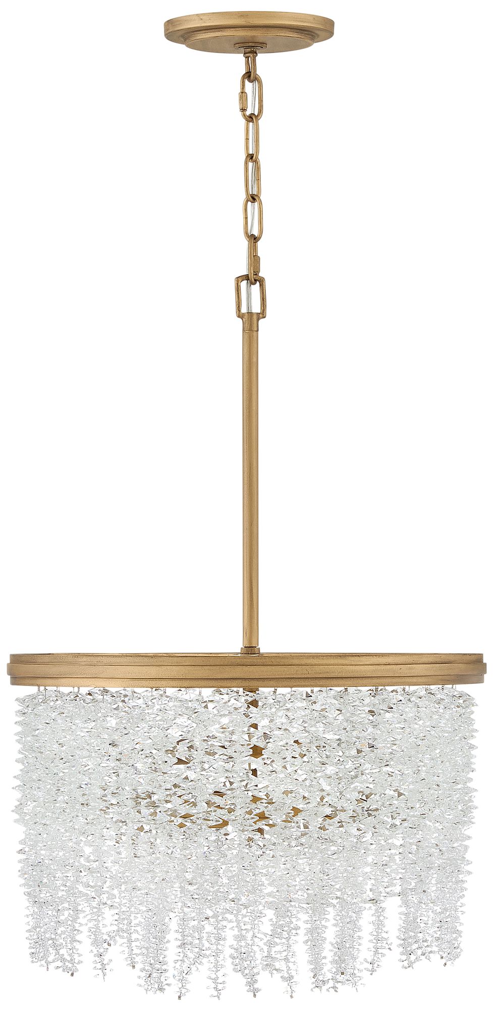 Image 4 Fredrick Ramond Rubina Medium Convertible Semi Flush 18" Burnished Gold more views