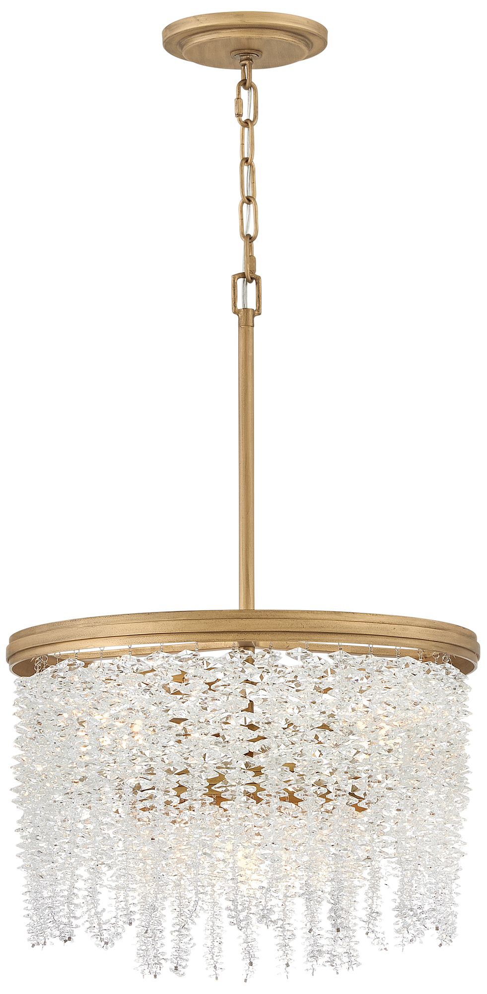 Image 5 Fredrick Ramond Rubina Medium Convertible Semi Flush 18" Burnished Gold more views