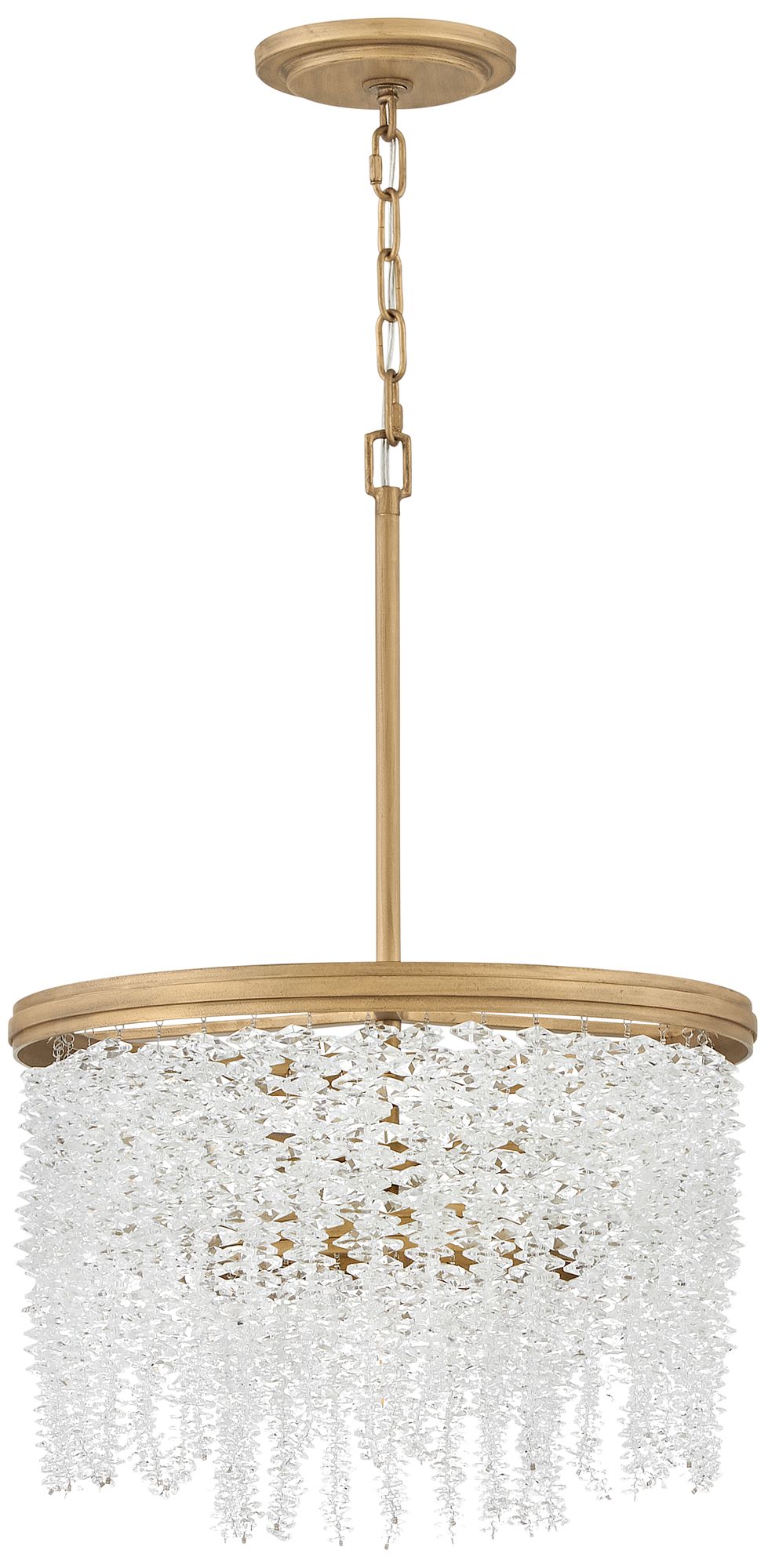 Image 6 Fredrick Ramond Rubina Medium Convertible Semi Flush 18" Burnished Gold more views