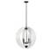 Fredrick Ramond Solstice 24" Wide Chrome Pendant