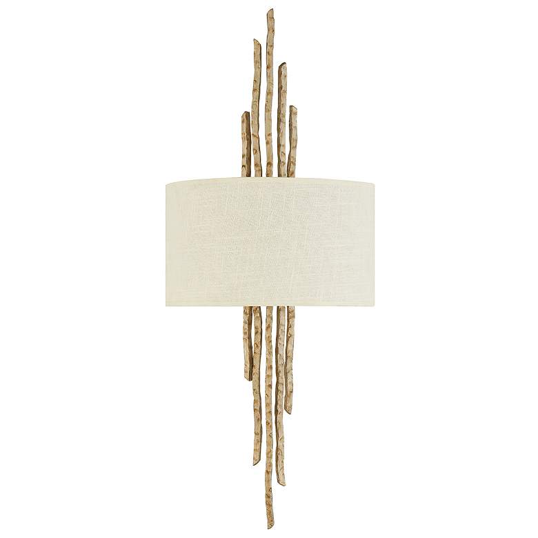 Image 1 Fredrick Ramond Spyre 27 inch High Modern Gold Shaded Wall Sconce