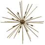 3_Fredrick Ramond Tryst 42" Wide Modern Gold Sunburst Chandelier more views