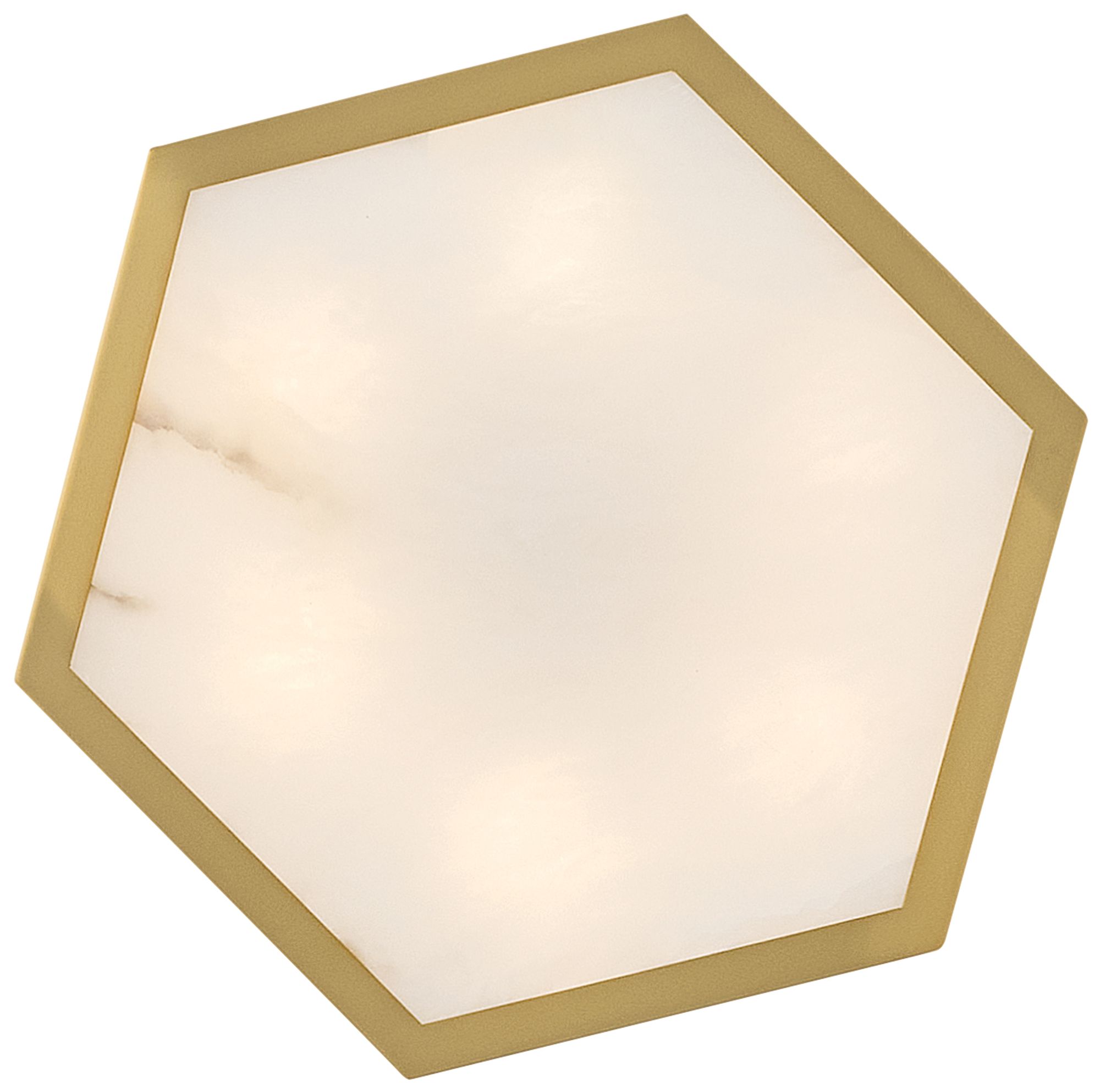 Thumbnail4 of Fredrick Ramond Veleta Medium Semi Flush Mount 17" Lacquered Brass more views
